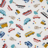 Printed Jersey VEICOLI White / Vintage Multicolored